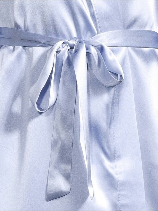 Stockmann Silk - Maya- silkkiaamutakki lahjapakkauksessa - LIGHT BLUE | Stockmann - photo 4