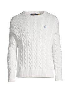 Polo Ralph Lauren - Puuvillane sviiter - 033 WHITE Polo Ralph Lauren - Puuvillane sviiter - 033 WHITE | Stockmann