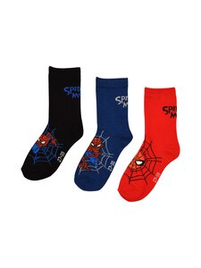 Spiderman - Sokid Spiderman 3 paari - RED/BLUE/BLACK | Stockmann