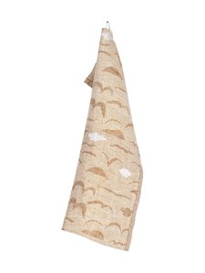 Lapuan Kankurit - Rannalla-pellavapyyhe 46 x 70 cm - 8 WHITE-CINNAMON | Stockmann