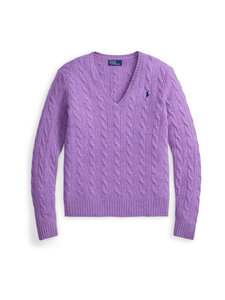 Polo Ralph Lauren - Kimberly adīts džemperis - 501 AMETHYST FALLS HEATHER | Stockmann