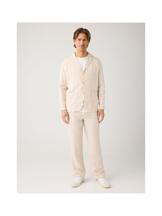 Knowledge Cotton Apparel - Luomupellavableiseri - 1449 YARNDYED - LIGHT FEATHER GRAY | Stockmann - photo 2