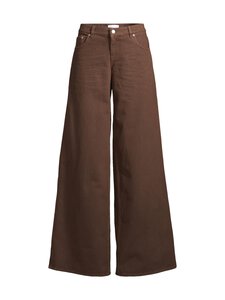 Stella McCartney - Mid-Rise Wide Leg -farkut - 2099 BROWN WASH | Stockmann