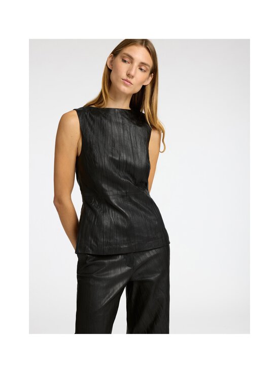 Selected - SLFMaude-nahkatoppi - BLACK - photo 5 Selected - SLFMaude-nahkatoppi - BLACK | Stockmann - photo 5