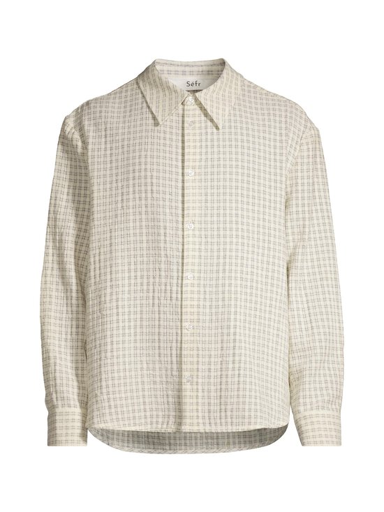Séfr - Wes-kauluspaita - SUBTLE BEIGE CHECK | Stockmann - photo 1