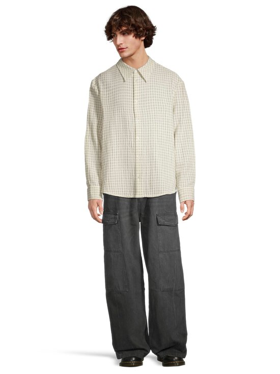 Séfr - Wes-kauluspaita - SUBTLE BEIGE CHECK | Stockmann - photo 2