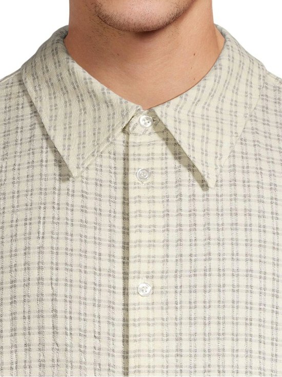Séfr - Wes-kauluspaita - SUBTLE BEIGE CHECK | Stockmann - photo 4
