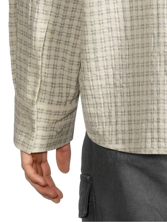 Séfr - Wes-kauluspaita - SUBTLE BEIGE CHECK | Stockmann - photo 5