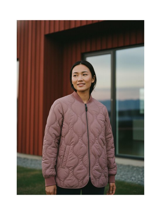 Superdry - Onion Quilt Liner -takki - 2WL ROAN ROUGE BURGUNDY | Stockmann - photo 7
