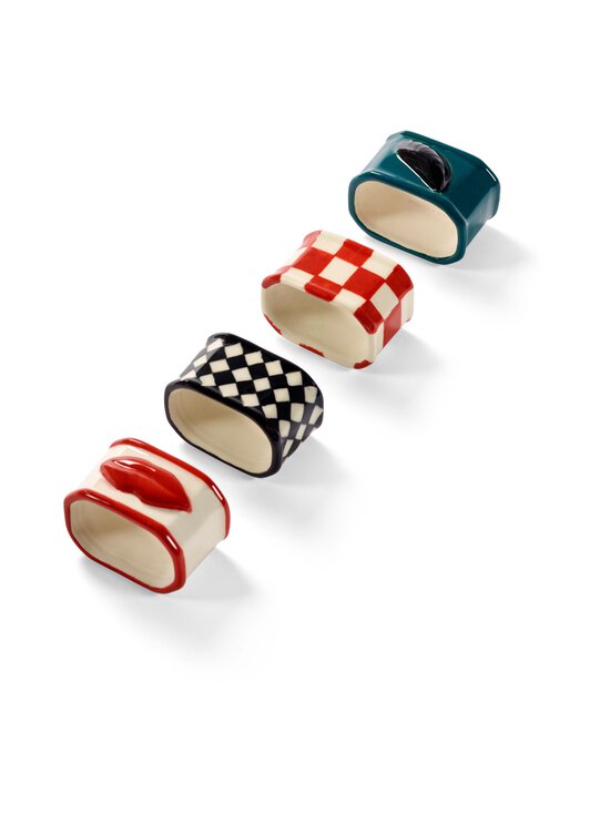 Serax - Les Objets Mouleversants -lautasliinarenkaat 4 -pack - 999 MIX | Stockmann - photo 1