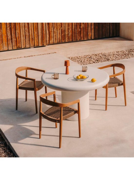 Kave Home - Addaia-ruokapöytä valkoinen ⌀ 120 cm - WHITE | Stockmann - photo 5