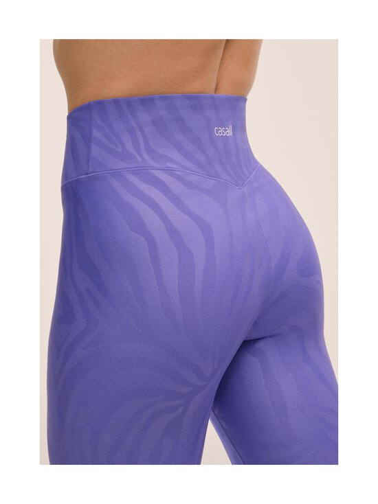 Casall - Heat Printed High Waist treniņu legingi - 663 ZEBRA VIOLET | Stockmann - photo 4