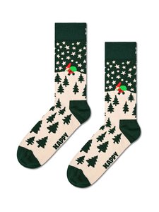 Happy Socks - Sokid Santa On The Way - DARKGREEN | Stockmann