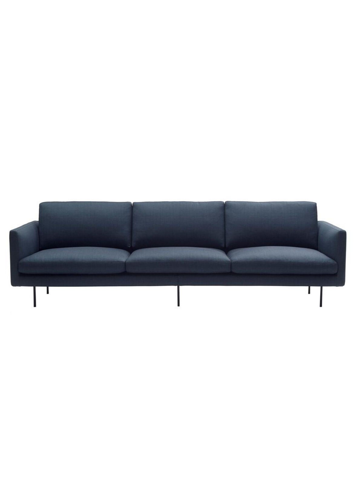 Basel-sohva matrix-kangas 12 sininen l 260 cm
