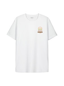 Makia - Burger t-paita - 001 WHITE | Stockmann