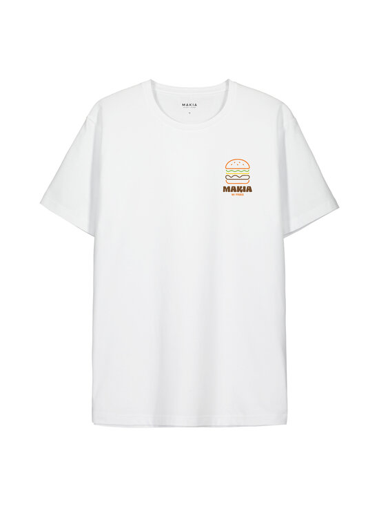 Makia - Burger t-paita - 001 WHITE | Stockmann - photo 1