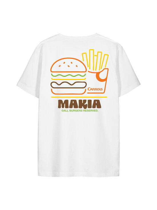 Makia - Burger t-paita - 001 WHITE | Stockmann - photo 2