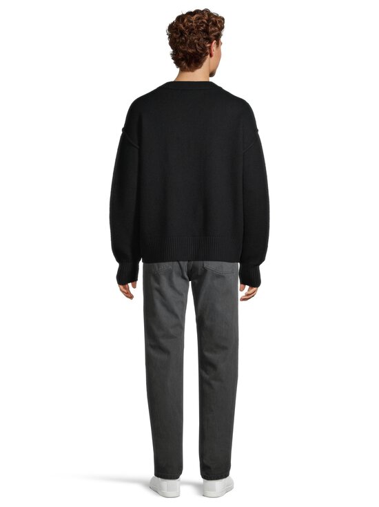 Ami - Contrasted Ami De Coeur -neuletakki - 009 : NOIR/ROUGE | Stockmann - photo 3