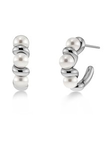 Edblad - Margot Hoops S -helmikorvakorut - STEEL | Stockmann