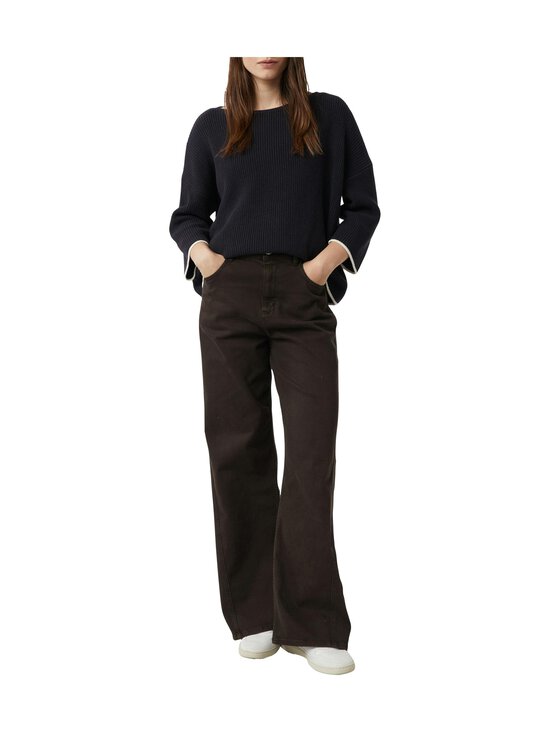 Comma - Knit With Contrast -neulepusero - 5976 NAVY | Stockmann - photo 3