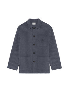 Drôle de Monsieur - Wool Pinstripe vilnas virskrekls - DGR DARK GREY | Stockmann