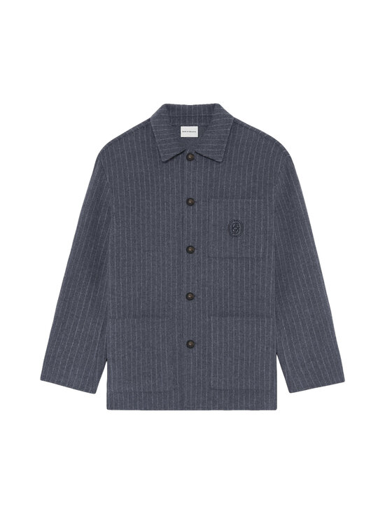 Drôle de Monsieur - Wool Pinstripe vilnas virskrekls - DGR DARK GREY | Stockmann - photo 1