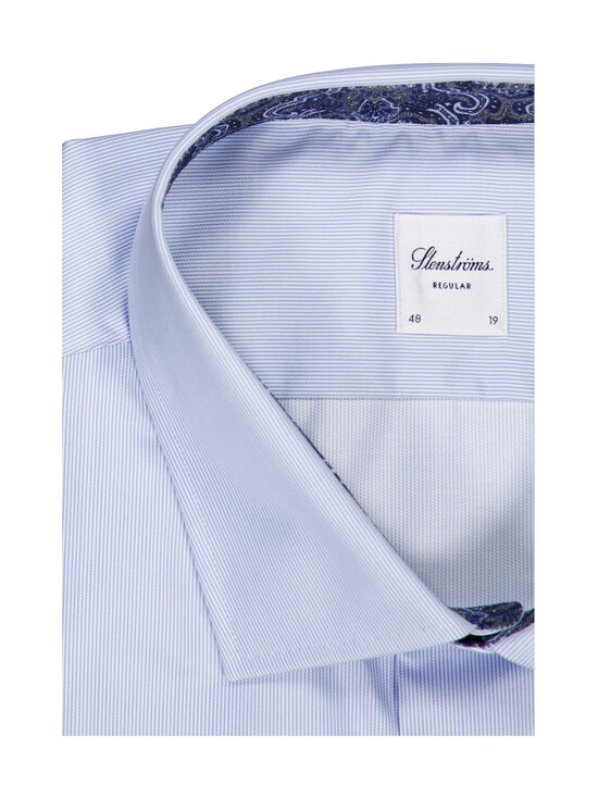 Stenströms - Regular Cuff Contrast -kauluspaita - 102 LIGHT BLUE STRIPE | Stockmann - photo 2