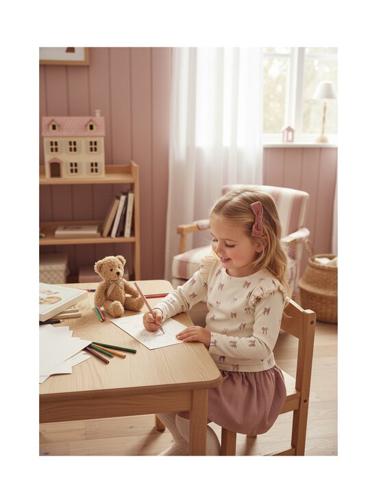 Lil' Atelier - Särk NmfGavo Eko Slim - TURTLEDOVE AOP:BOW | Stockmann - photo 6