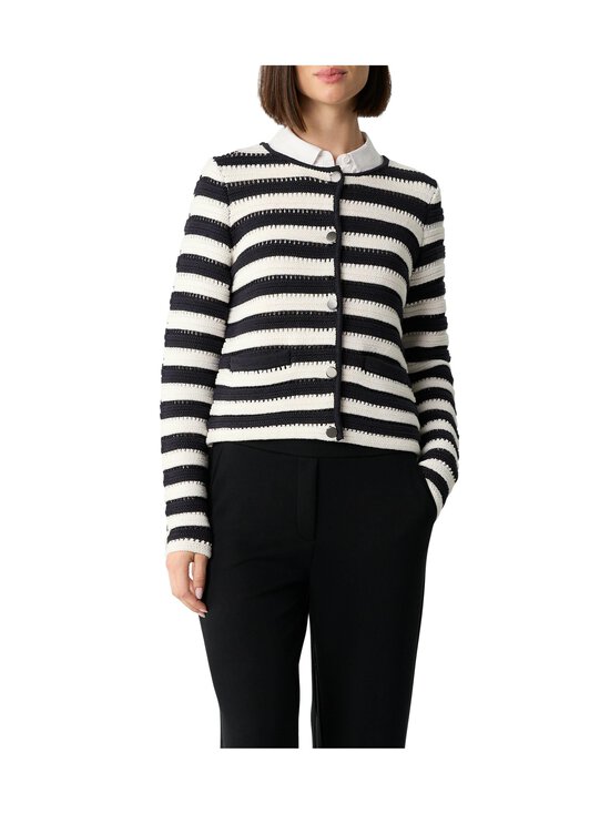 Comma - Short Striped -neuletakki - 01X1 NAVY / OFF WHITE - photo 1 Comma - Short Striped -neuletakki - 01X1 NAVY / OFF WHITE | Stockmann - photo 1