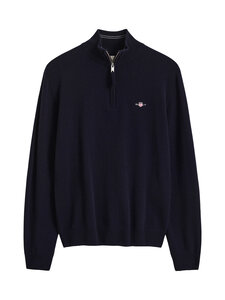 GANT - Superfine Lambswool Half Zip -neule - 410 MARINE | Stockmann