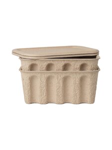 Ferm Living - pieni paperimassalaatikko 2-pack - BROWN | Stockmann