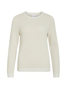 Vila - Vidalo Glitter -neule - WHITE ALYSSUM DETAIL:FROSTED ALMOND | Stockmann