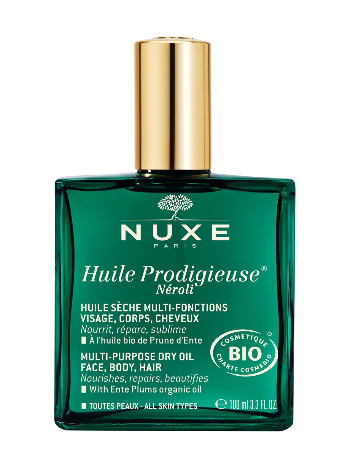 Huile Prodigieuse BIO NÉROLI Multi-Purpose Dry Oil, Face, Body, Hair -kuivaöljy 100 ml