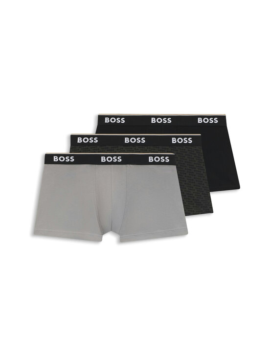 BOSS - Power Design -bokserialushousut 3-pack - DARK GREY | Stockmann - photo 1
