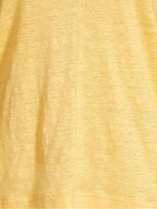 NOOM - Anette V-neck lina T-krekls - YELLOW - photo 4 NOOM - Anette V-neck lina T-krekls - YELLOW | Stockmann - photo 4
