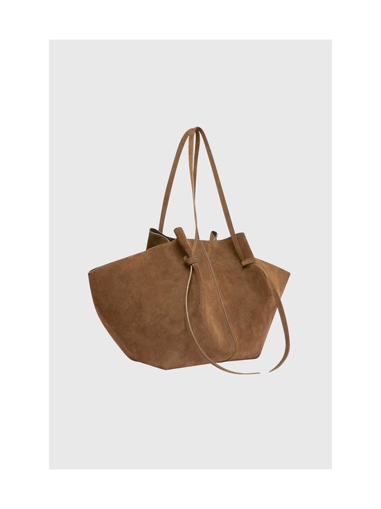 YUZEFI - Large Mochi Suede -nahkalaukku - COGNAC | Stockmann - photo 2