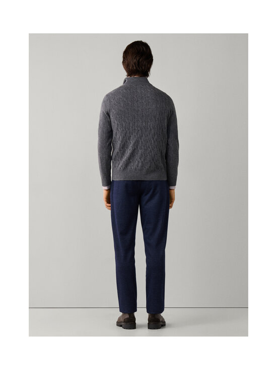 Hackett London - Lambswool Half Zip -palmikkoneule - 960 GREY | Stockmann - photo 7
