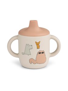 Liewood - Liewood Neil Sippy Cup krūzīte ar snīpi - 2503 CATS AND DOGS / SANDY | Stockmann