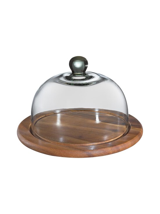 Zassenhaus - Acacia Glass Dome siera dēlis un kupols 25 cm - BROWN | Stockmann - photo 1