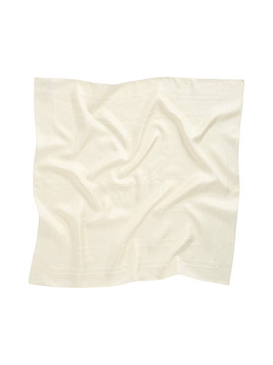 TOTEME - Embroidered Monogram -silkkihuivi - 055 CREAM | Stockmann - photo 2