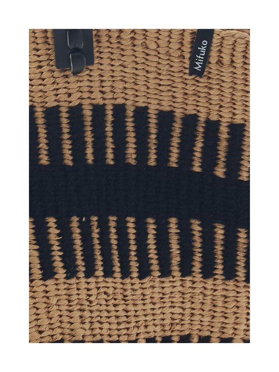 Mifuko - Pamba Shopper Basket Rib Weave M plecu soma - BLACK - photo 2 Mifuko - Pamba Shopper Basket Rib Weave M plecu soma - BLACK | Stockmann - photo 2