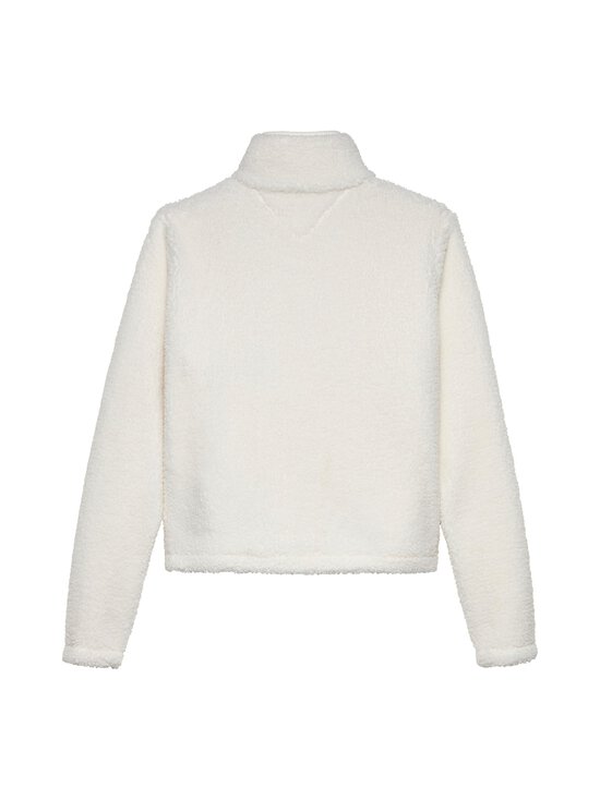 Tommy Jeans - Fliisjakk S-Flag Teddy Zip Thru - YBH ANCIENT WHITE | Stockmann - photo 2