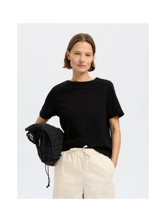 Selected - SlfAssia t-paita - BLACK - photo 4 Selected - SlfAssia t-paita - BLACK | Stockmann - photo 4