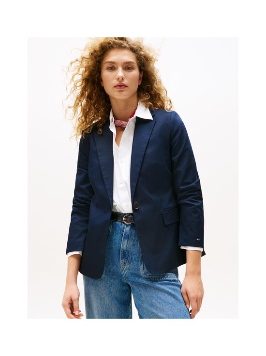 Tommy Hilfiger - Cotton Slim Fit -bleiseri - C1G DARK NIGHT NAVY - photo 4 Tommy Hilfiger - Cotton Slim Fit -bleiseri - C1G DARK NIGHT NAVY | Stockmann - photo 4