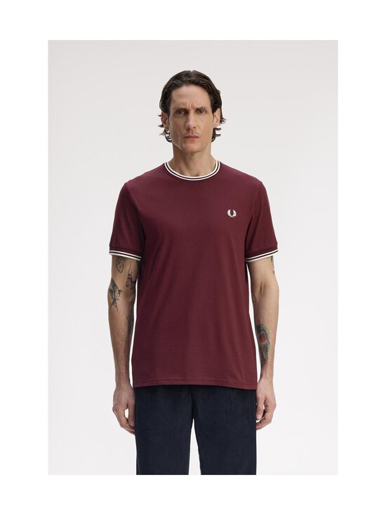 Fred Perry - Twin Tipped krekls - 64A OXBLOOD ECRU | Stockmann - photo 3