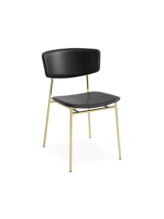 Calligaris - Fifties-tuoli musta nahka/messinki - BEIGE | Stockmann - photo 2