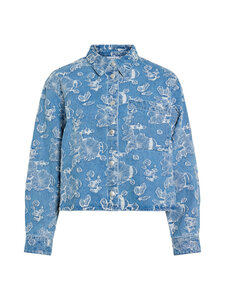 Vila - Viianais New Jacquard -farkkutakki - LIGHT BLUE DENIM DETAIL:JACQUARD | Stockmann