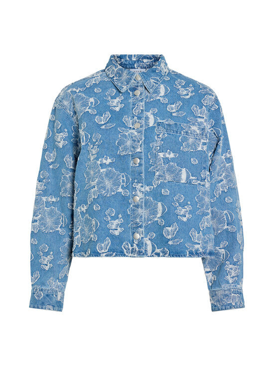 Vila - Viianais New Jacquard -farkkutakki - LIGHT BLUE DENIM DETAIL:JACQUARD | Stockmann - photo 1