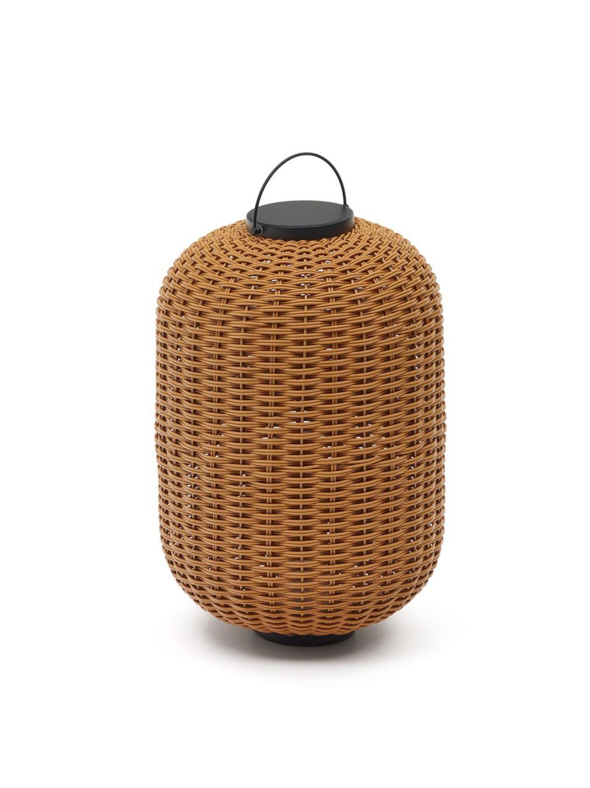 Saranella-pöytävalaisin ruskea polyrottinki k 55 cm