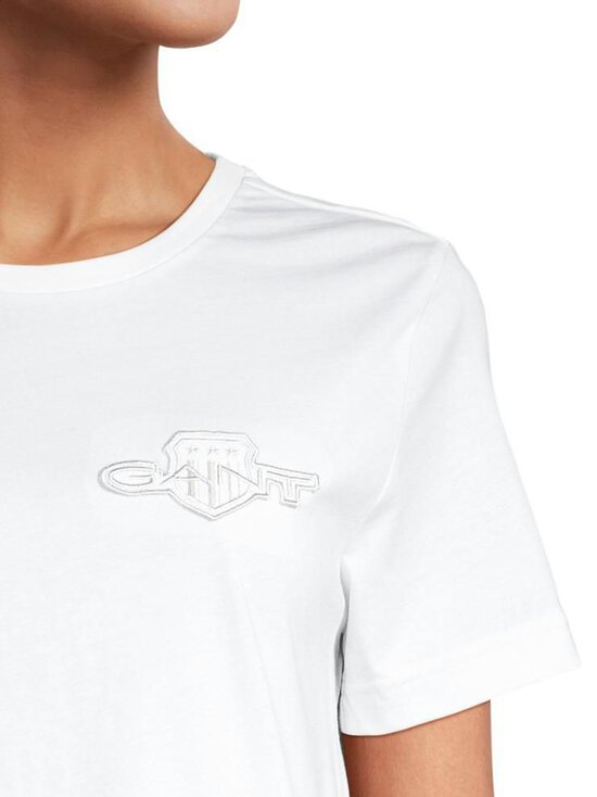 GANT - T-paita - 110 WHITE - photo 4 GANT - T-paita - 110 WHITE | Stockmann - photo 4